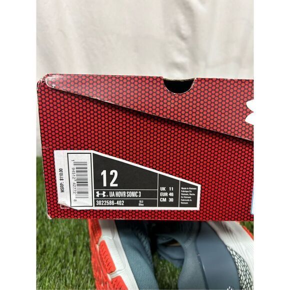 Under Armour UA HOVR Sonic 3 Lichen‎ Blue 3022586-402 Mens Sz 12 Bluetooth - Picture 7 of 7